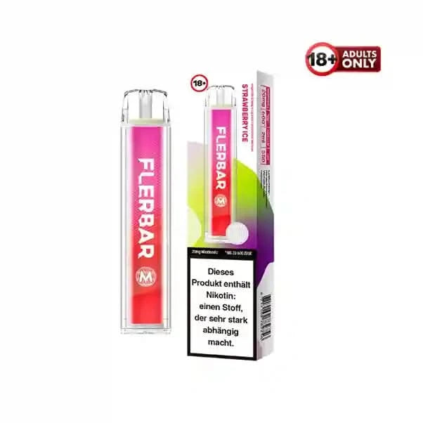 Flerbar M600 Strawberry Ice